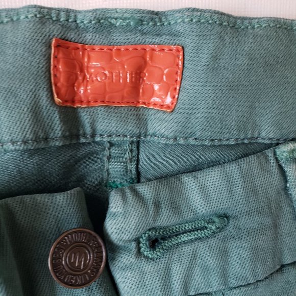 Mother The Looker Ankle In Blue Lagoon Skinny Fit Stretch Jeans - Picture 3 of 10